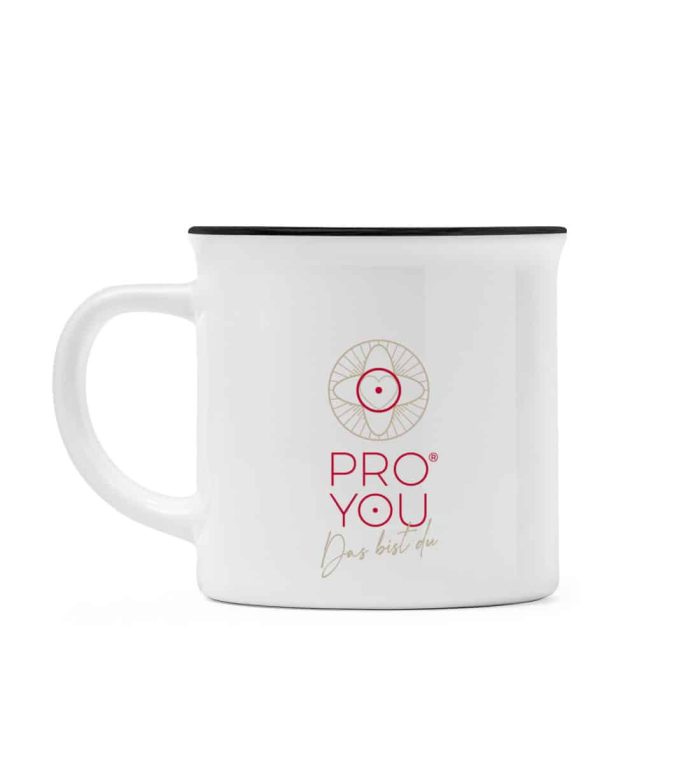 PROYOU - Emaille Look Tasse-16