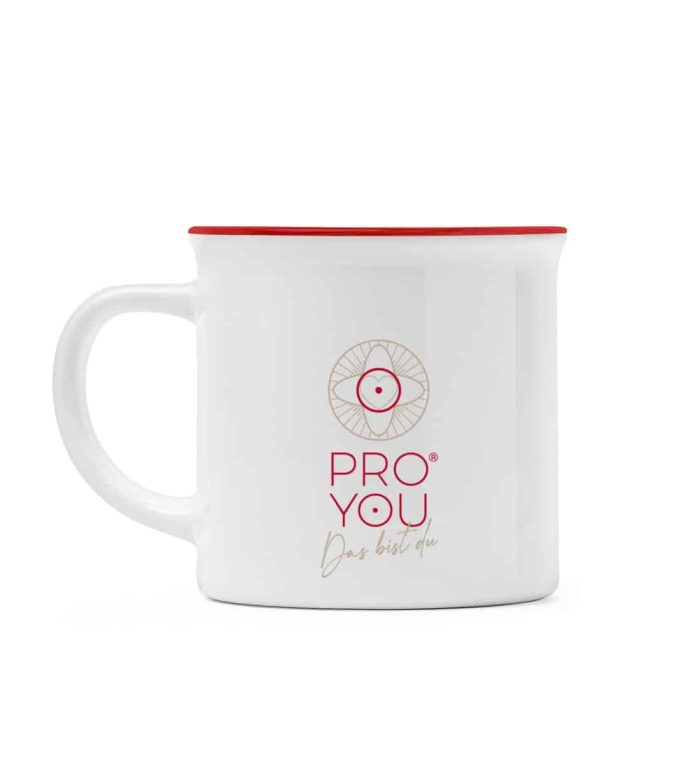 PROYOU - Emaille Look Tasse-4